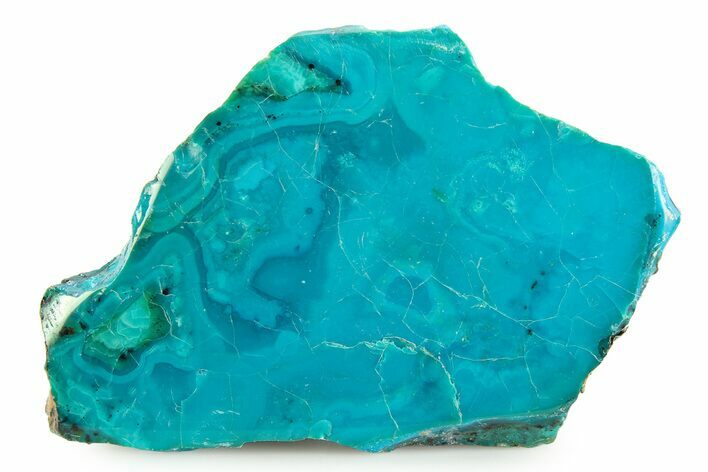 Polished Atacama Blue Opal (Chrysocolla & Opal) - Chile #352139
